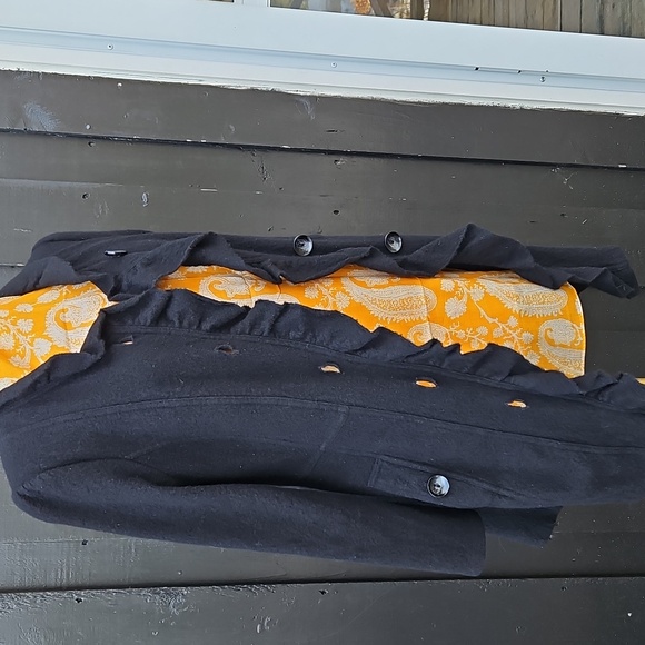 Alfani Boiled Merino Wool Coat S - Picture 13 of 16